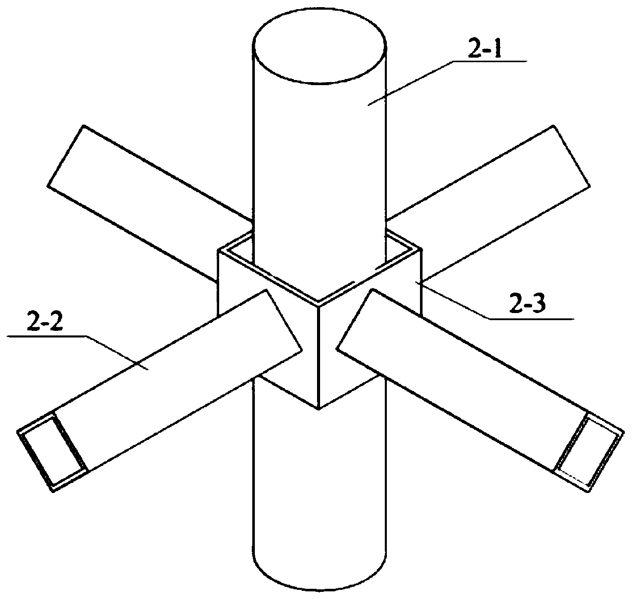 Rigid-elastic mooring deep-sea platform structure