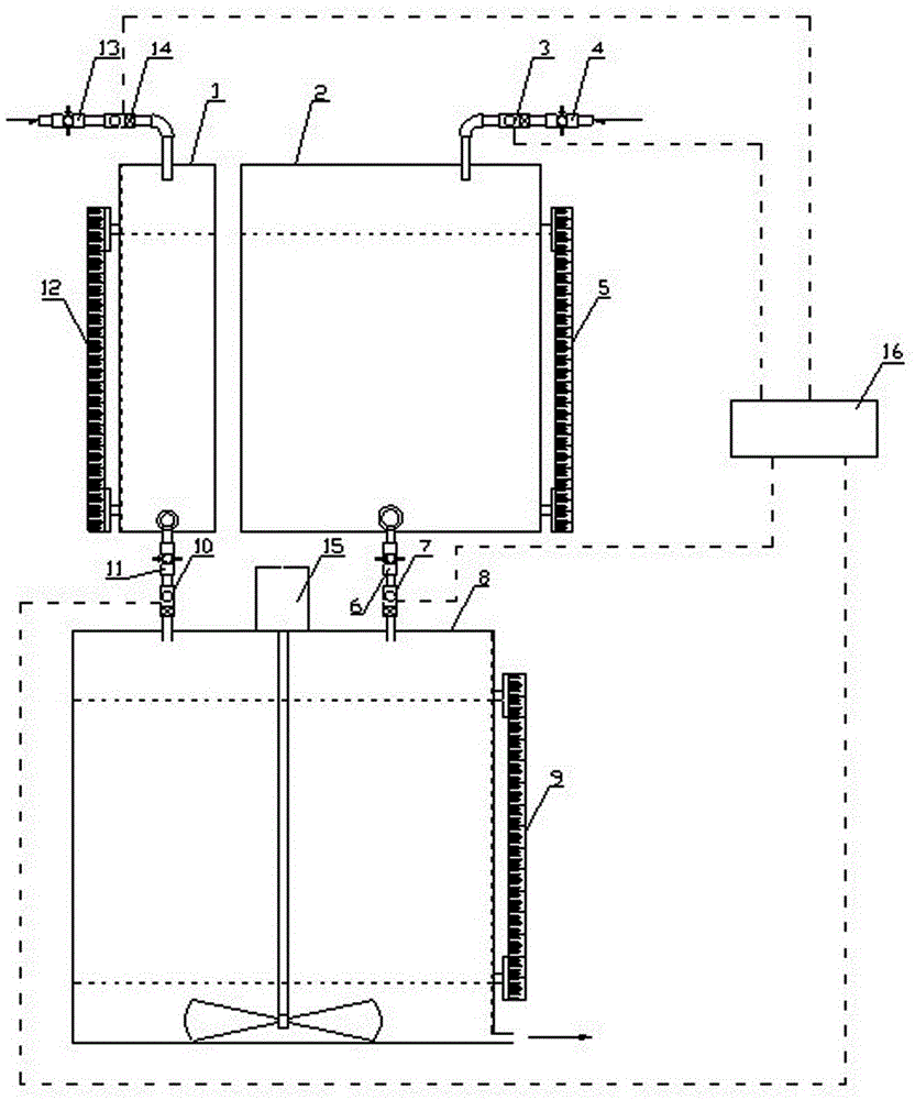 Automatic concentration setting machine for acid solution for chemical depilation of cotton seeds