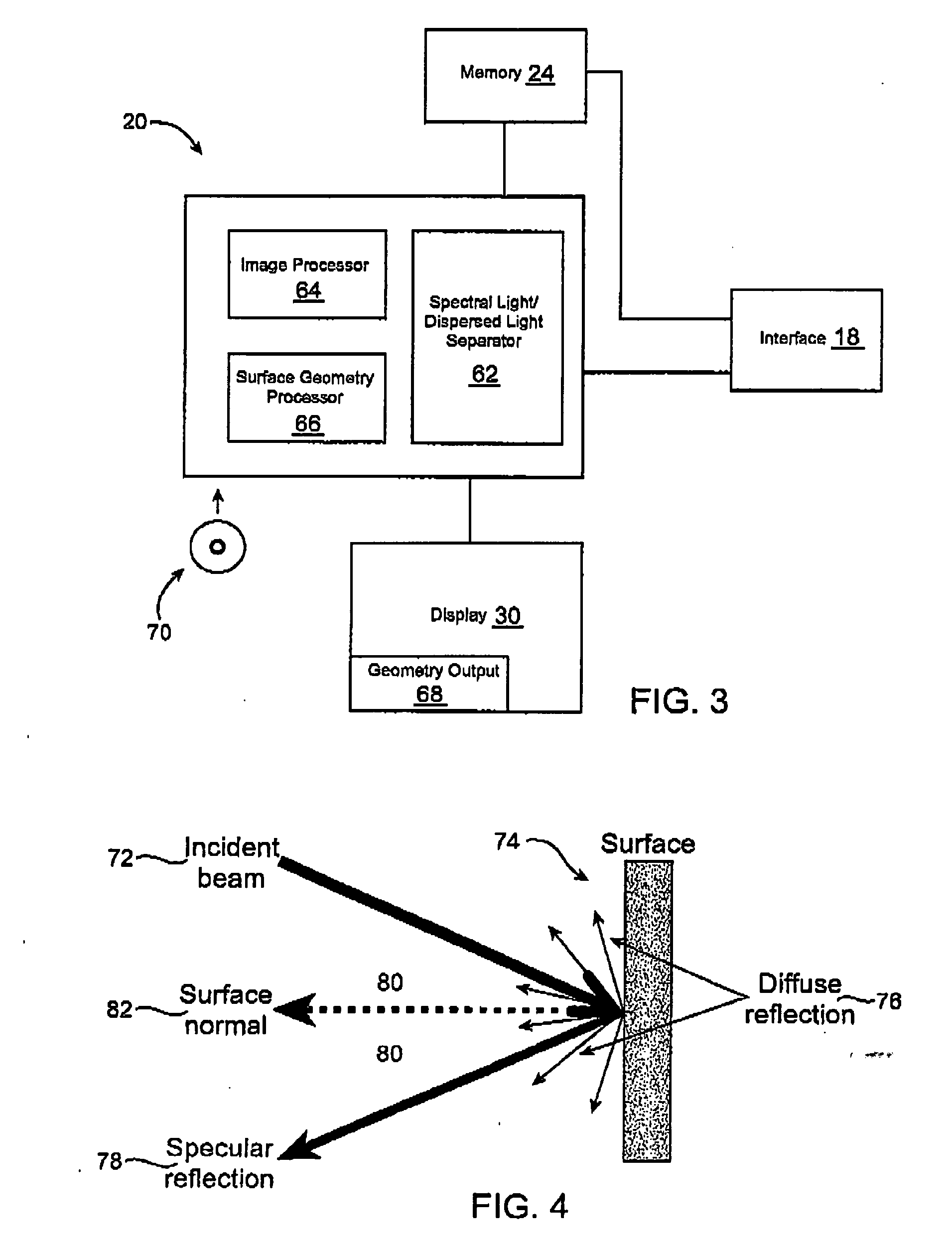 Distance determination in a scanned beam image capture device