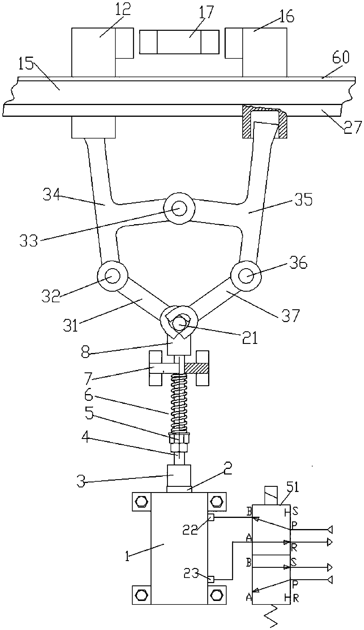 Horizontal leveling control and safety brake device for rack and pinion lifting equipment