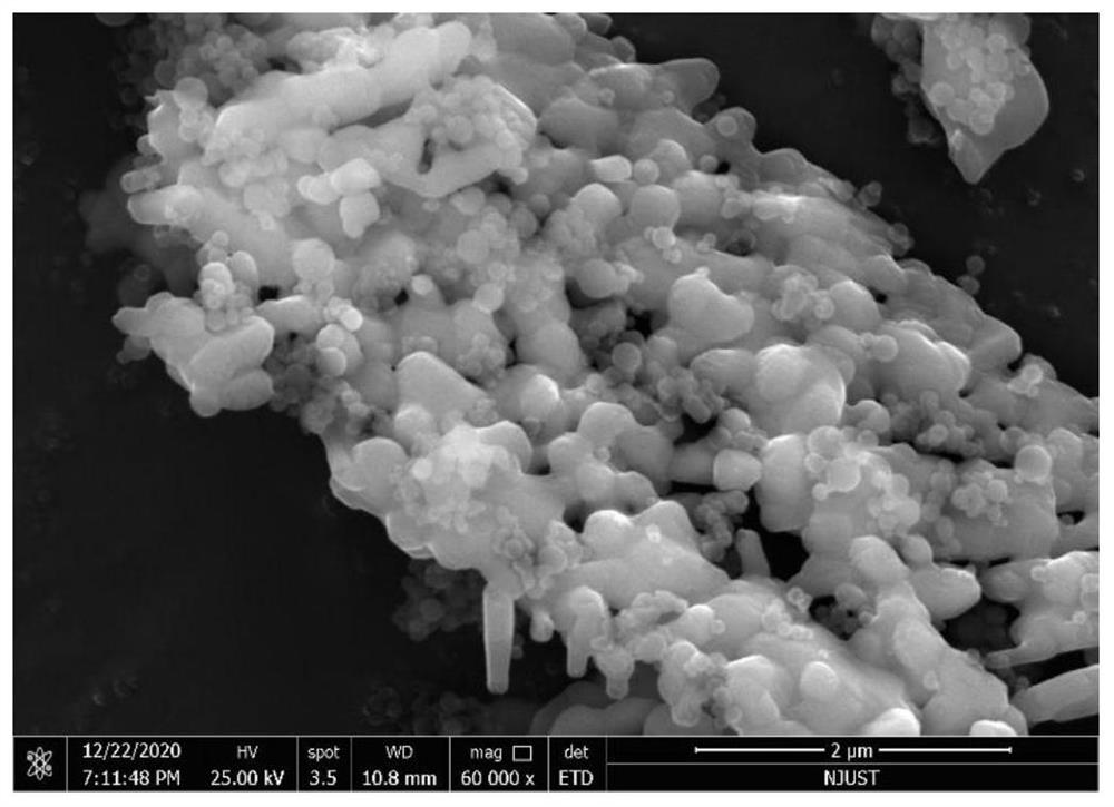 Method for preparing nano aluminum/porous copper oxide nano thermite through P4VP self-assembly