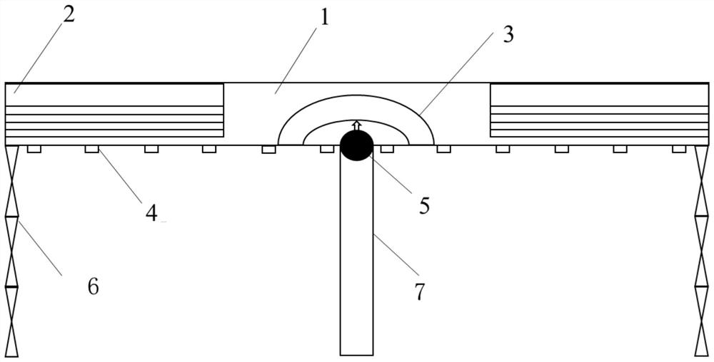 Pavement flatness detection device and method