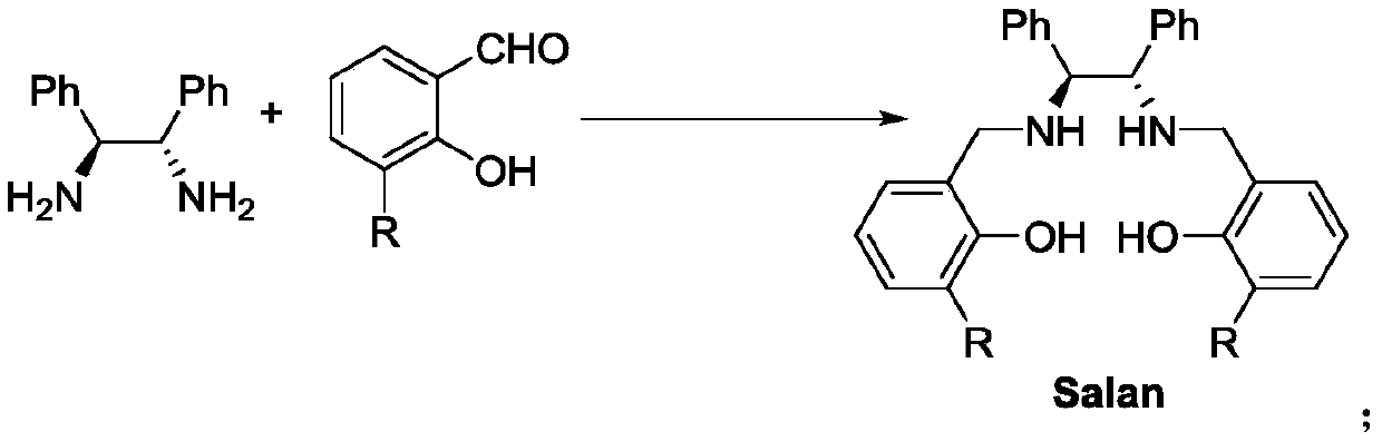 Salan ligand, metal-Salan complex and preparation method of chiral alpha-hydroxy-beta-keto ester compound