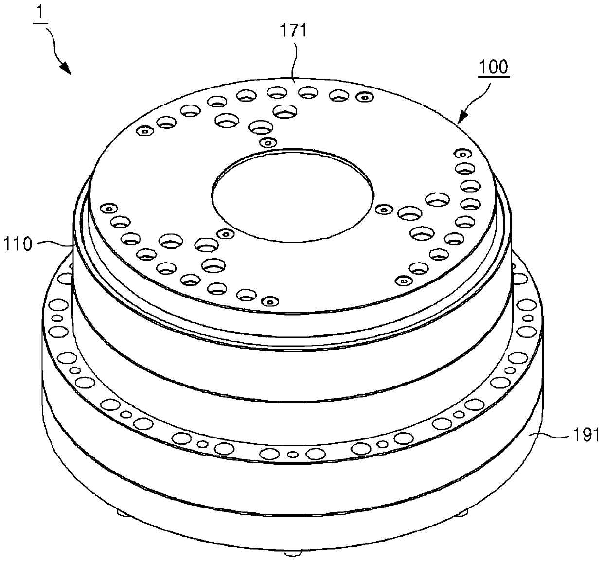 Planetary gear reduction device for super high speed reduction