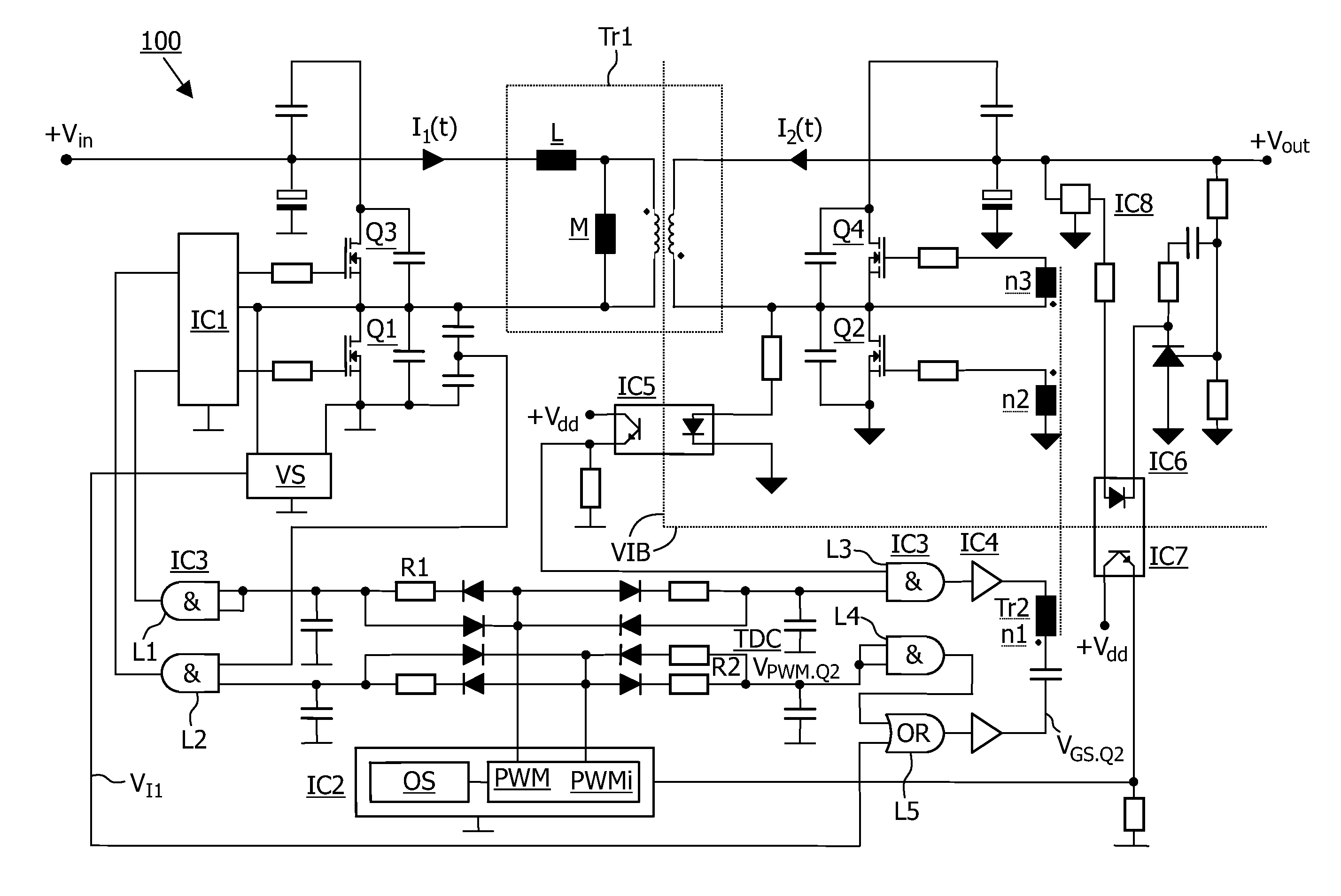 Generating drive signals for a synchronous rectification switch of a flyback converter