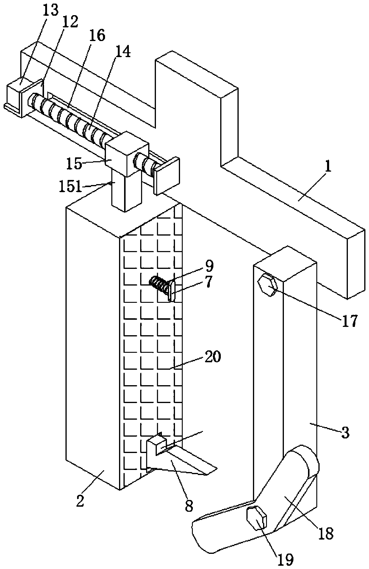 A clamping mechanism for industrial robots