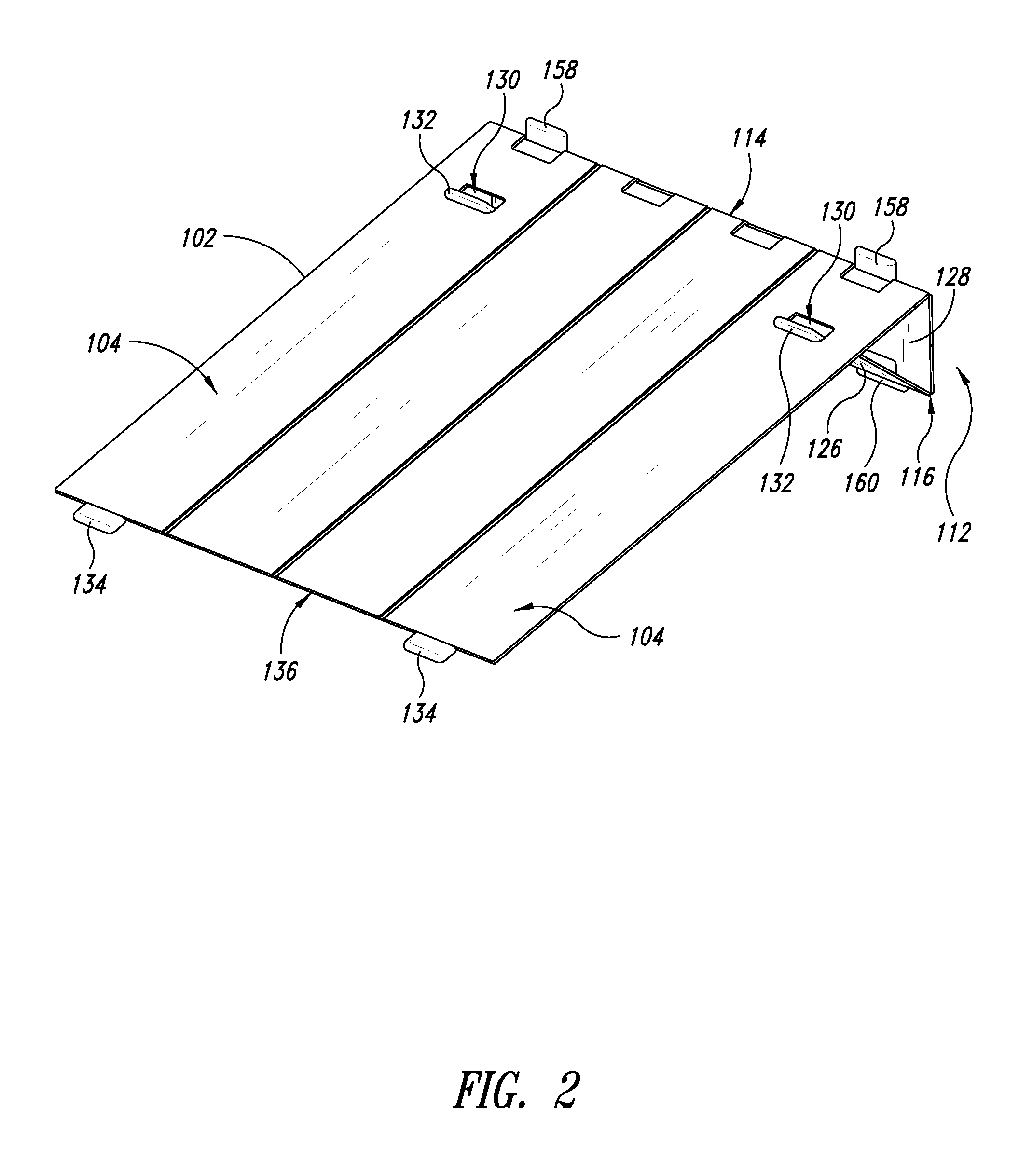 Collapsible support device and composite material for making the same