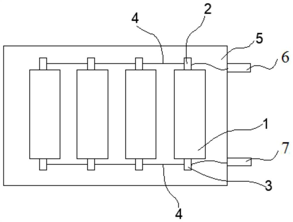 Preparation method of flexible battery pack and prepared flexible battery pack