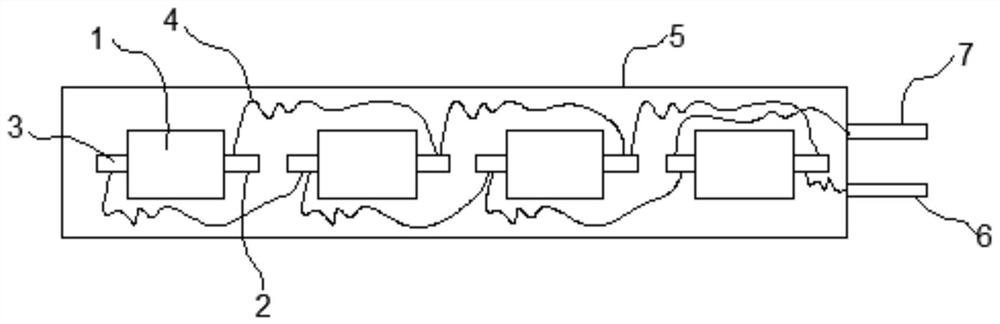 Preparation method of flexible battery pack and prepared flexible battery pack