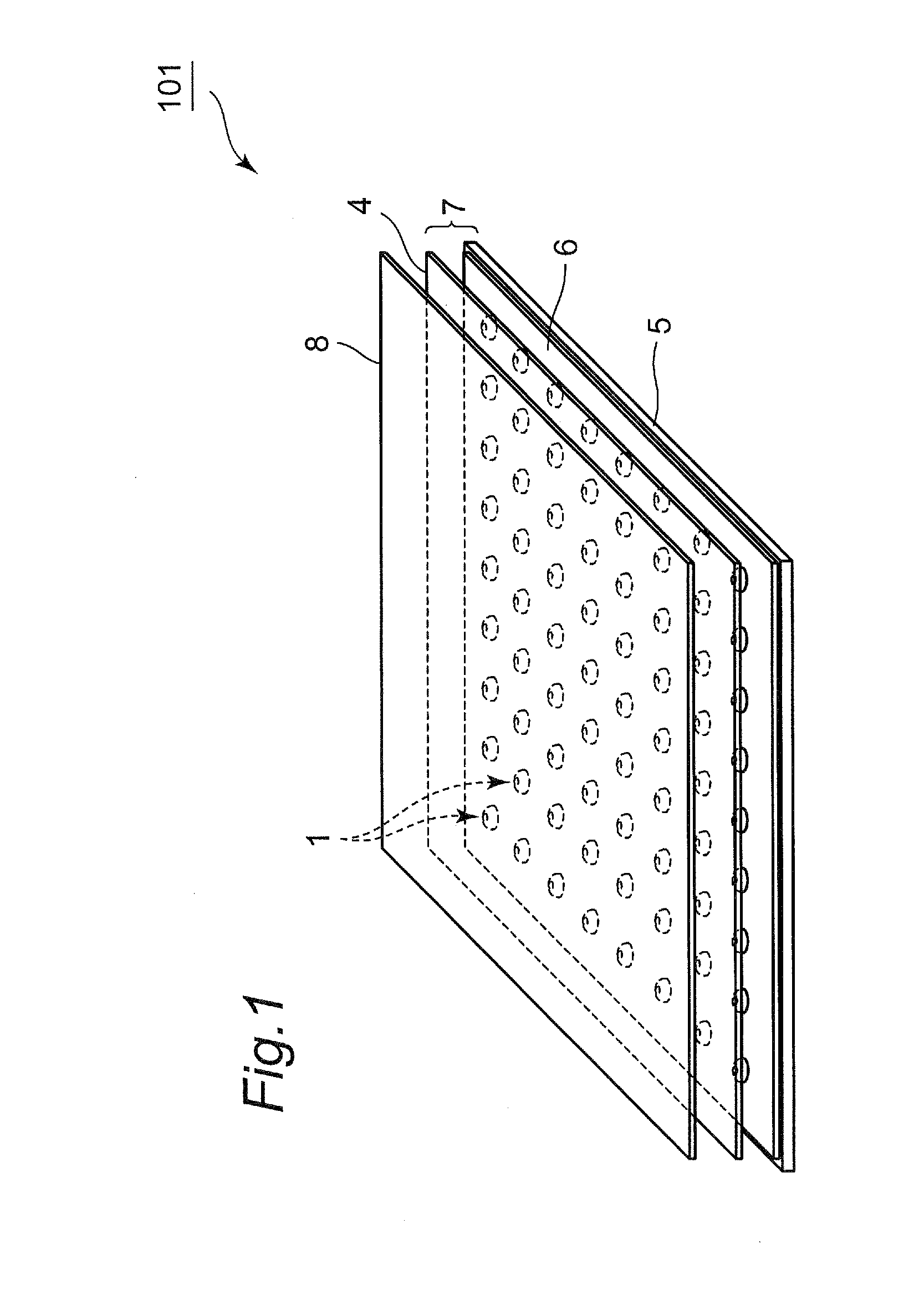 Light emitting device, surface light source, liquid crystal display device, and lens