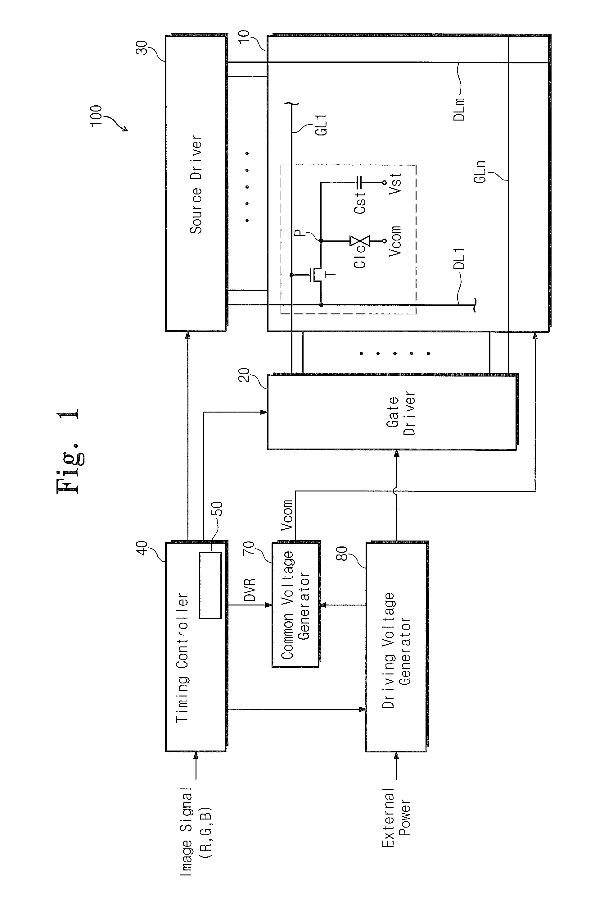 Liquid crystal display and method of controlling common voltage thereof