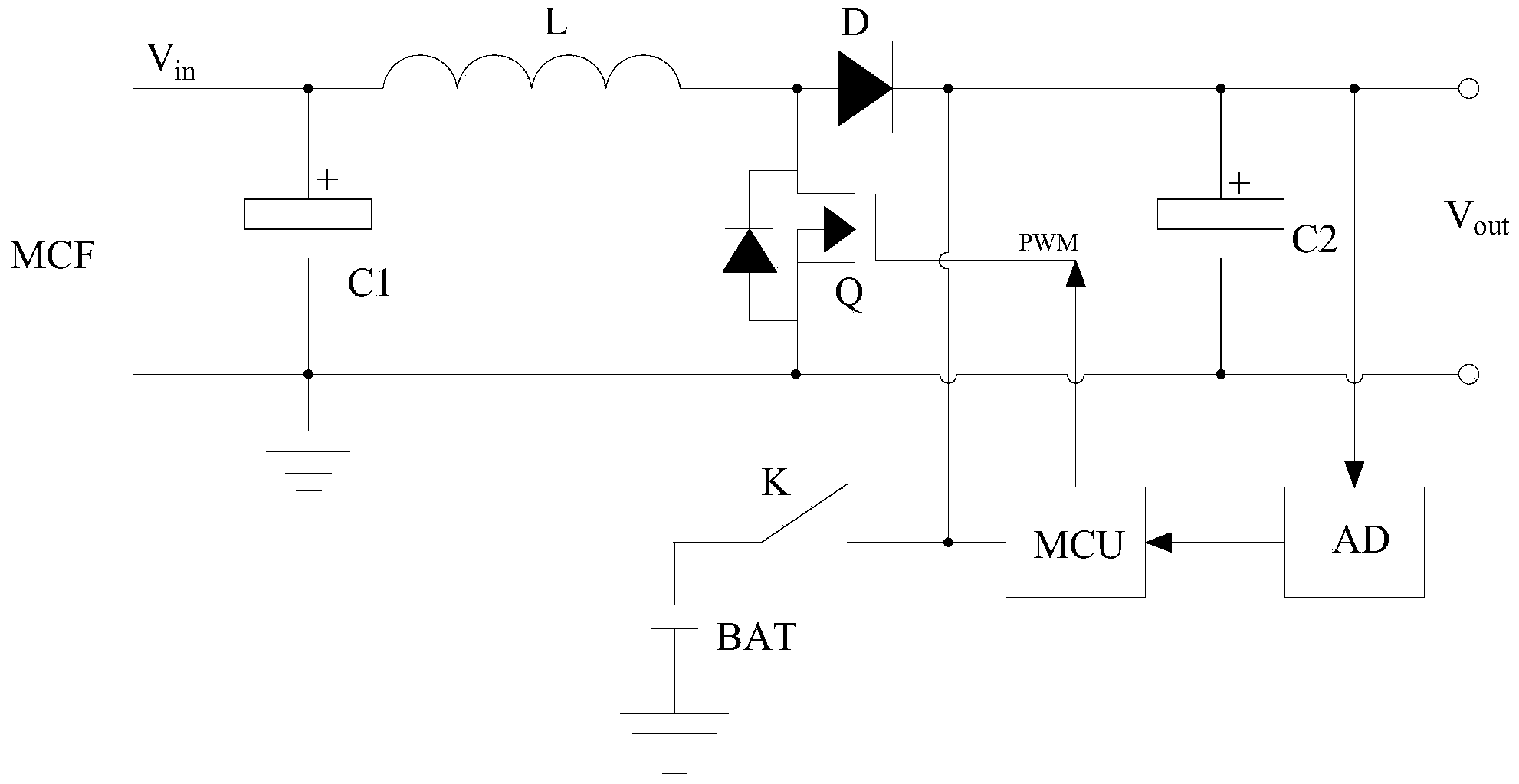 Circuit system recycling electric energy from organic matter