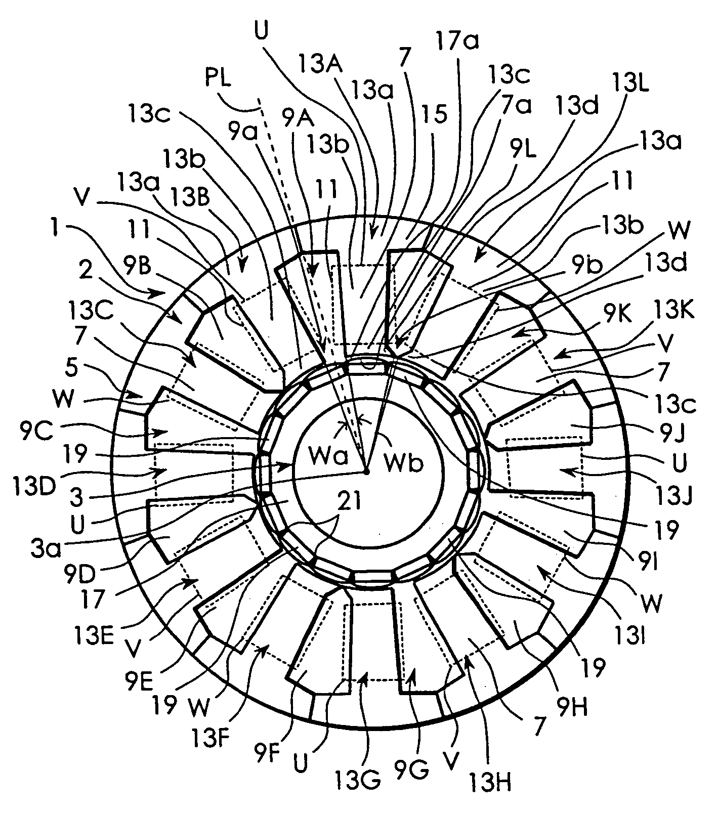 Permanent magnet rotary motor