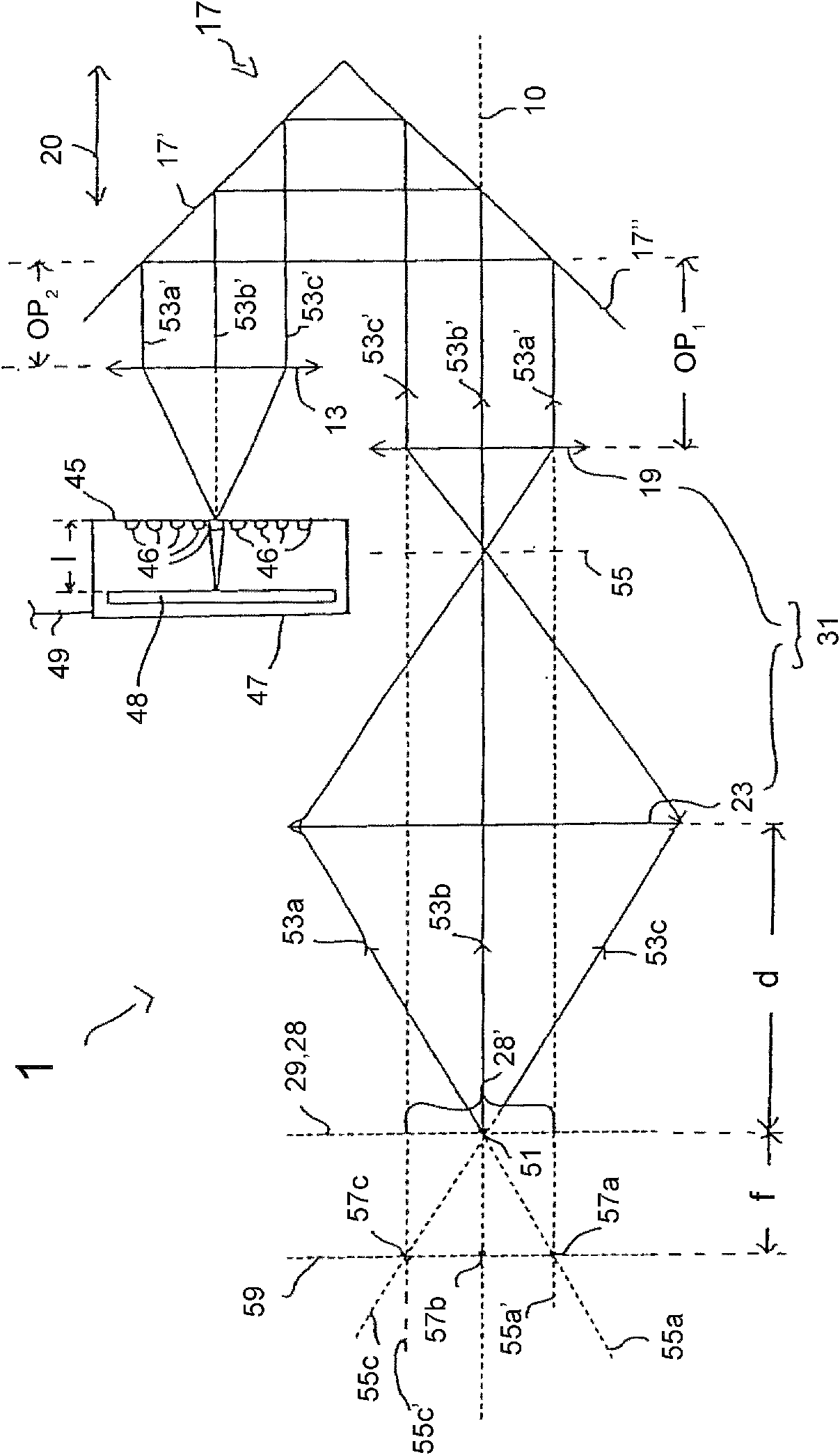 Measuring system for ophthalmic surgery