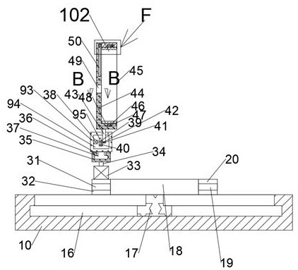 Disassembly-free repairing device for large gear through friction welding