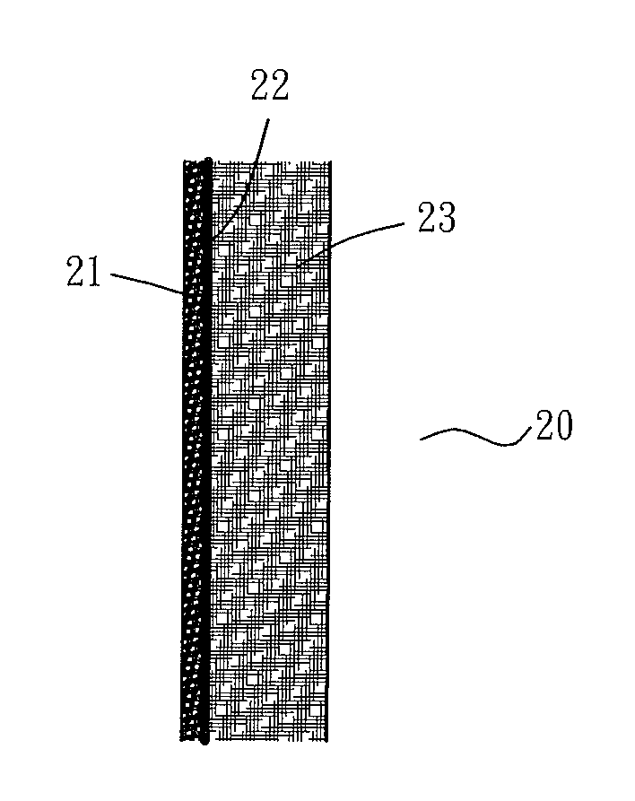 Method for Manufacturing  Non-Woven Composite Layer Product with Different Hardnesses