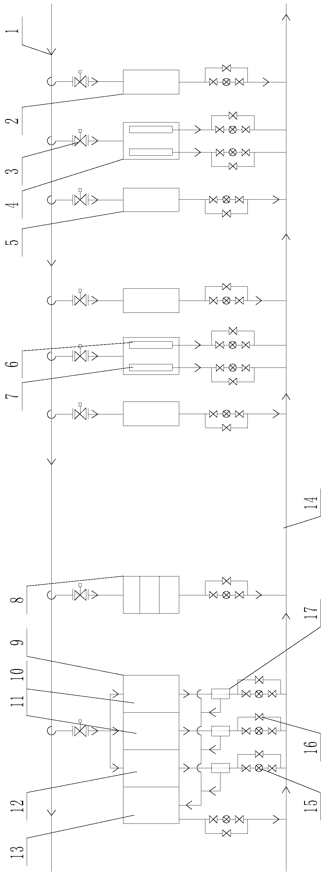 Low temperature production method for high speed corrugated board line, and steam system