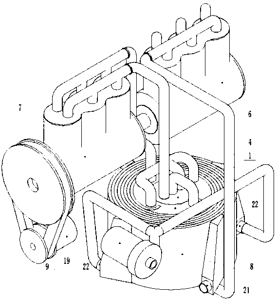 Plate-type heat transfer engine