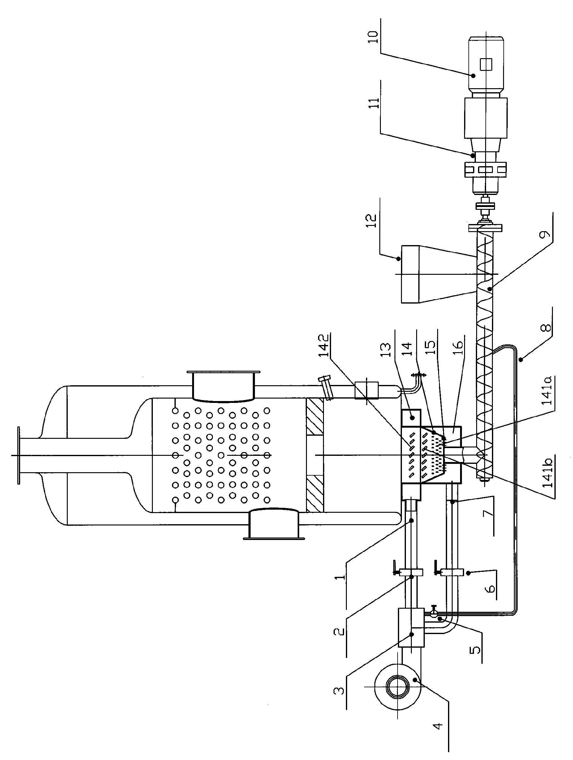 Biomass gasification fired boiler