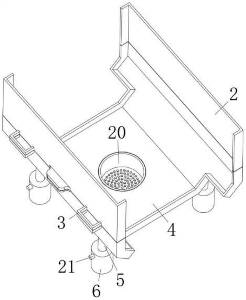 Water circulation purification device of water-jet loom