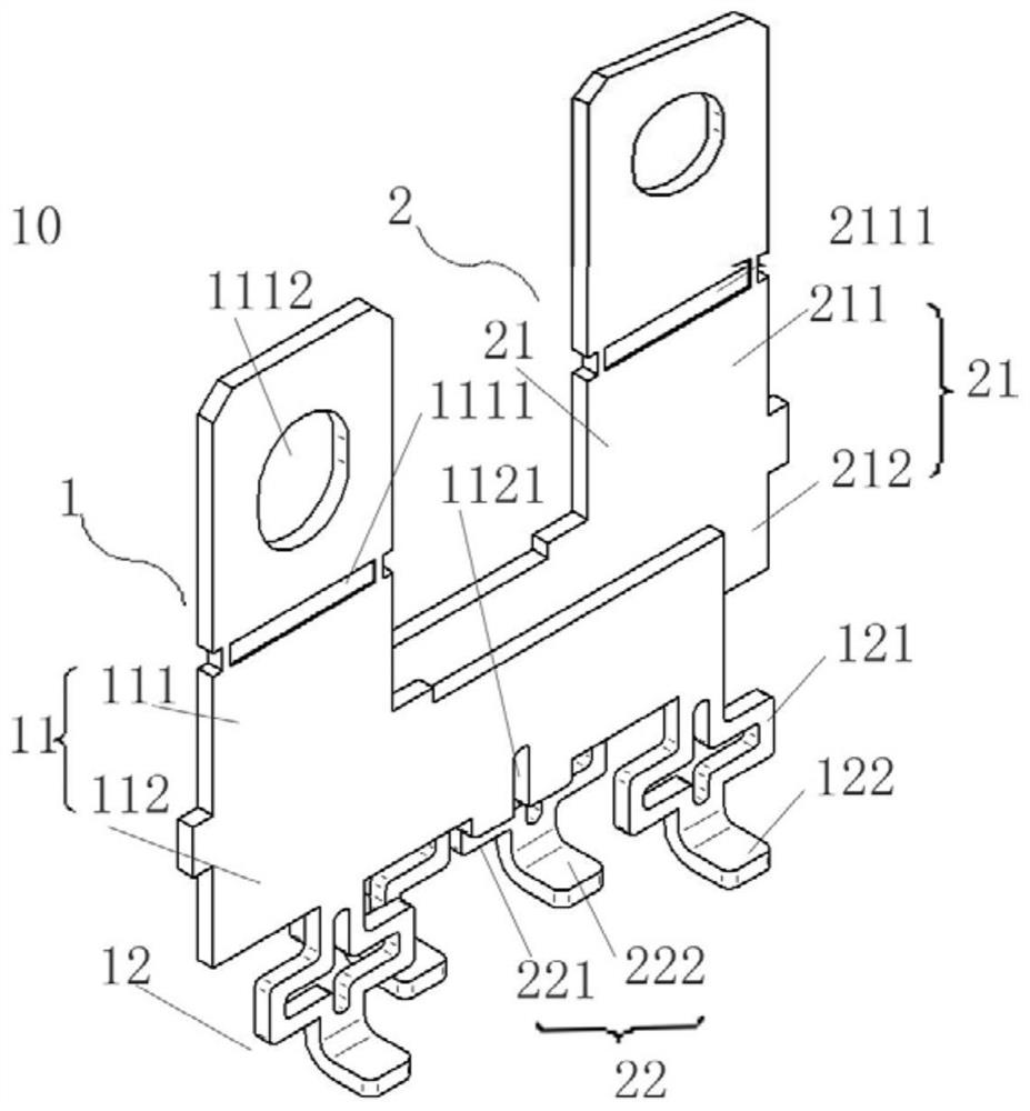 Busbar terminal and IGBT power module