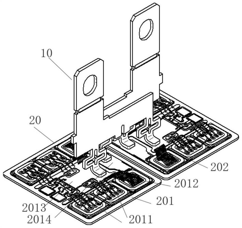 Busbar terminal and IGBT power module