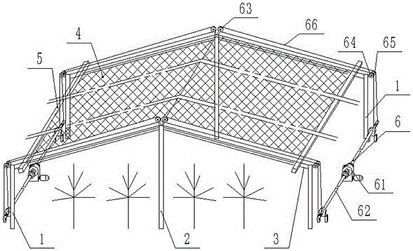 Rainwater shielding shed with function of collecting rainwater