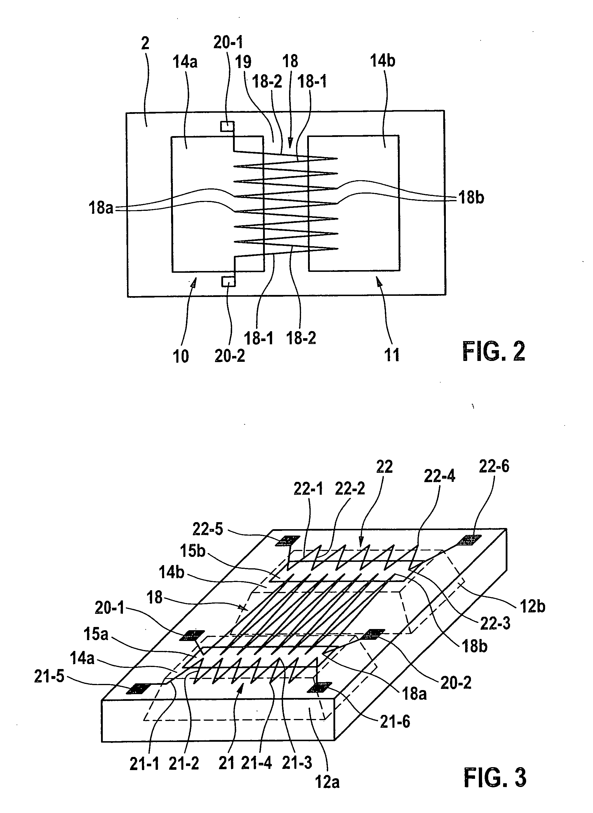 Microstructured sensor for the detection of IR radiation