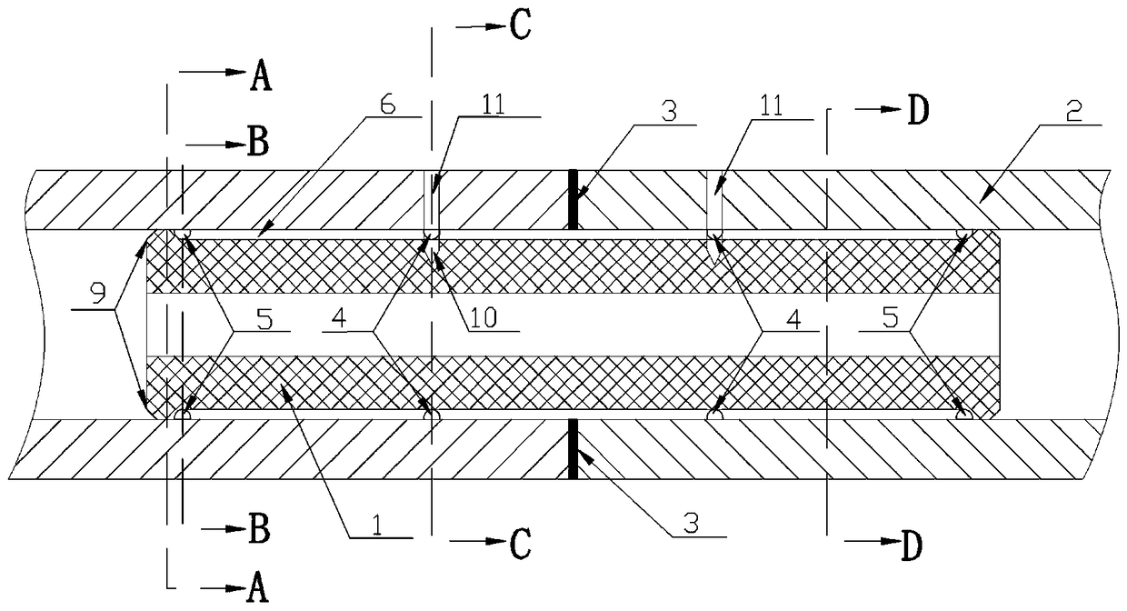Large-scale hydraulic generator collector ring connection structure and welding method