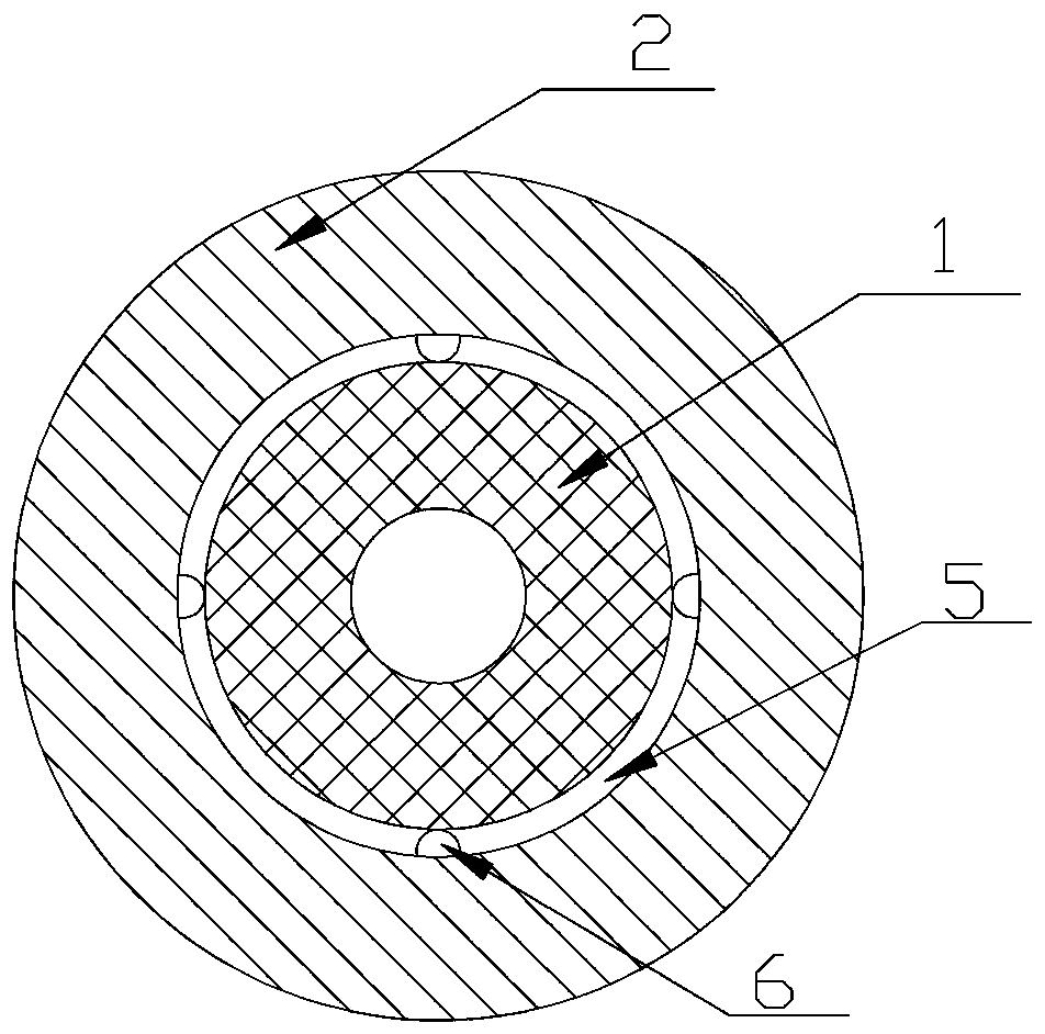 Large-scale hydraulic generator collector ring connection structure and welding method