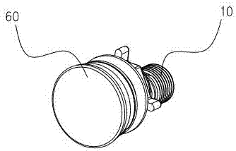 Cleaning structure of standing urinal