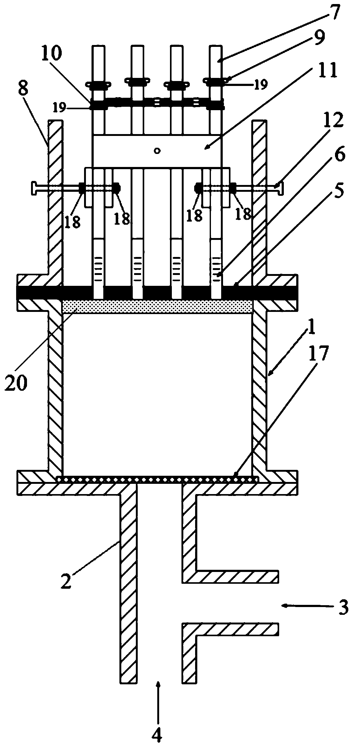 Micro flame array combustor capable of combusting multi-component fuel