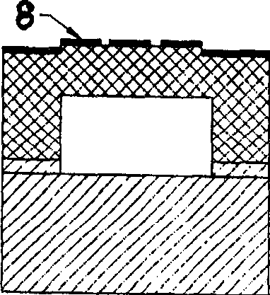 Silicon-aluminium-silicon structure micro machinery processing method of full dry method