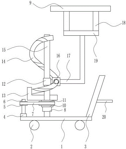 Push-and-pull ceiling wiping device