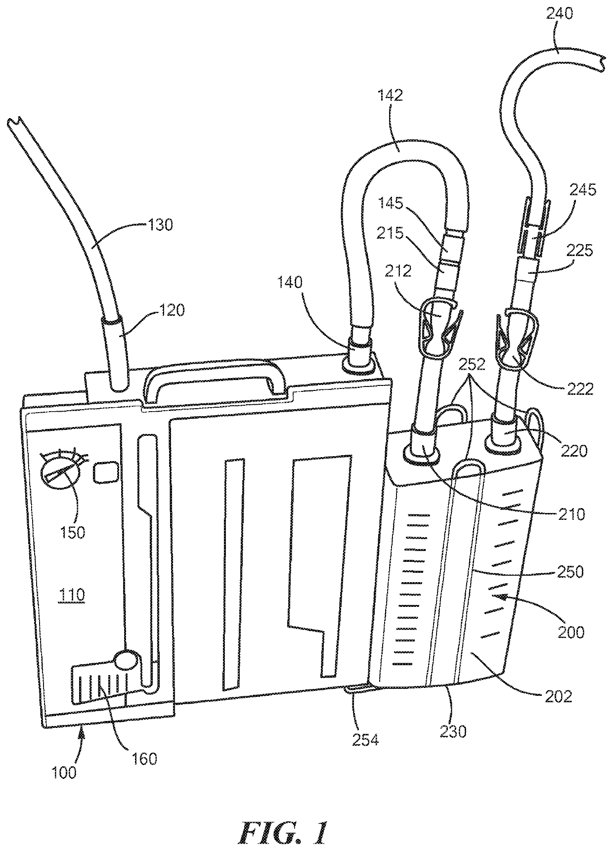 System and method for washing shed blood