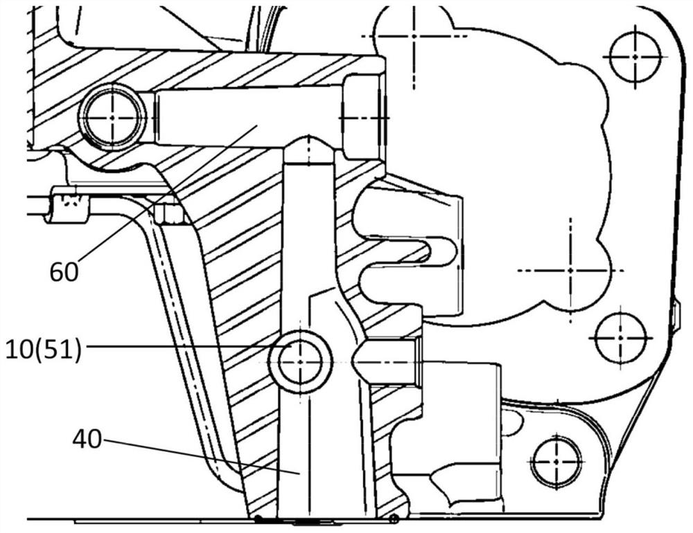 Piston cooling nozzle arrangement system and engine of an engine