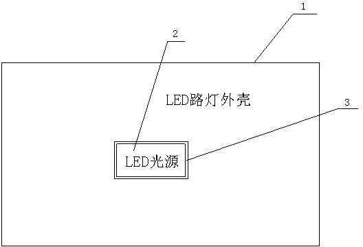 LED street lamp capable of lowering heat resistance effectively