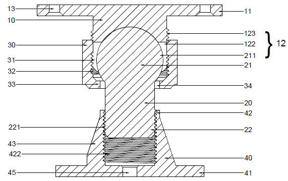 Multi-directional leveling module of fabricated wallboard and mounting method