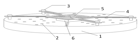 Auxiliary device for preparing thin film electrode