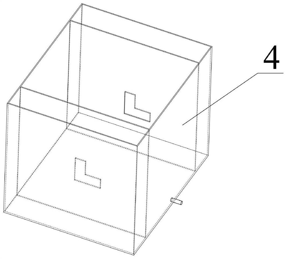 Variable-head soft clay consolidation model test box and use method thereof