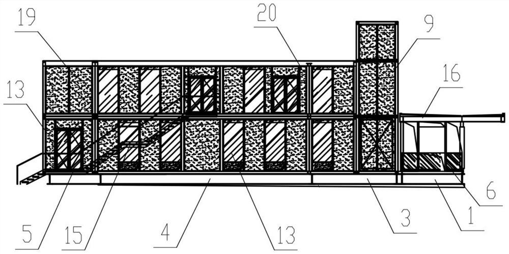 Modular boarding island