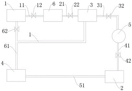 Cooling circulation system adopting liquid nitrogen cooling water for earth cooling air conditioner