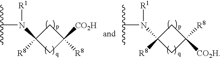 Cycloalkylamino acid derivatives