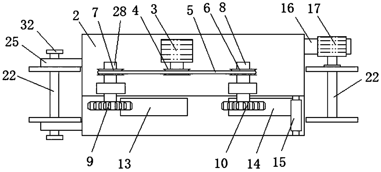 High frequency quenching device for chain production