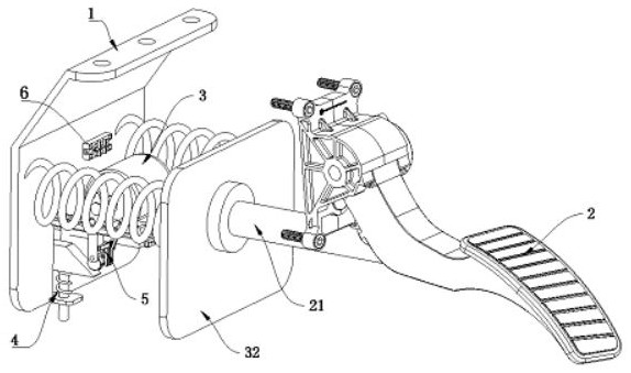 Semi-decoupled braking device for regenerative braking of new energy vehicles