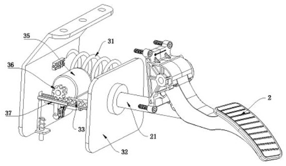 Semi-decoupled braking device for regenerative braking of new energy vehicles