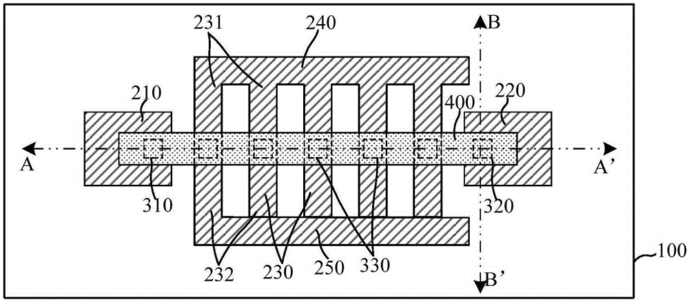 Reliability test structure of semiconductor device and test method thereof