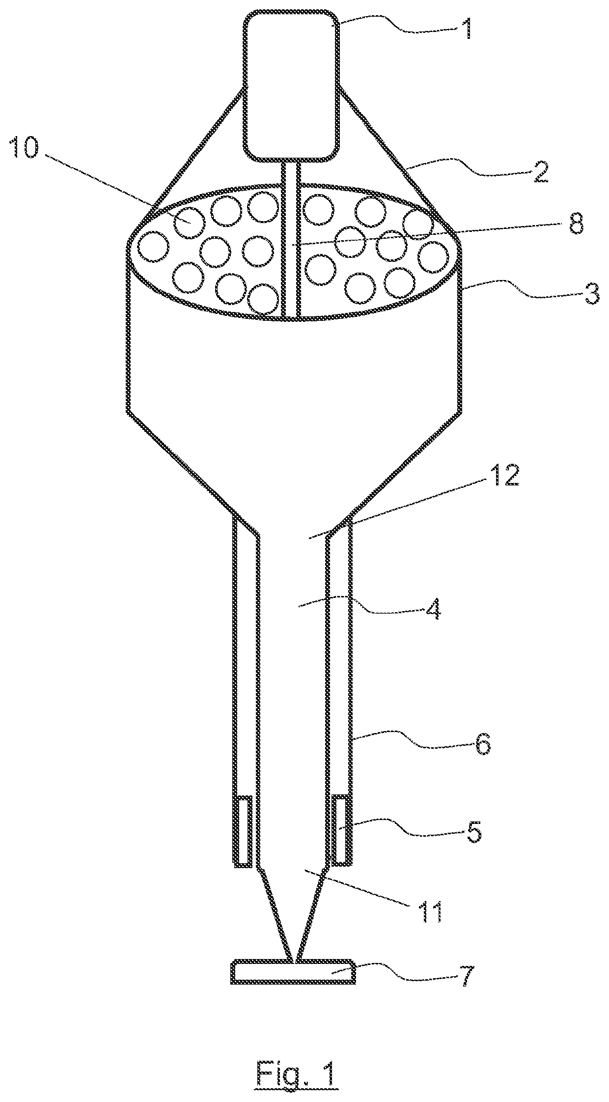 Injector device with plastic for repairing cracks
