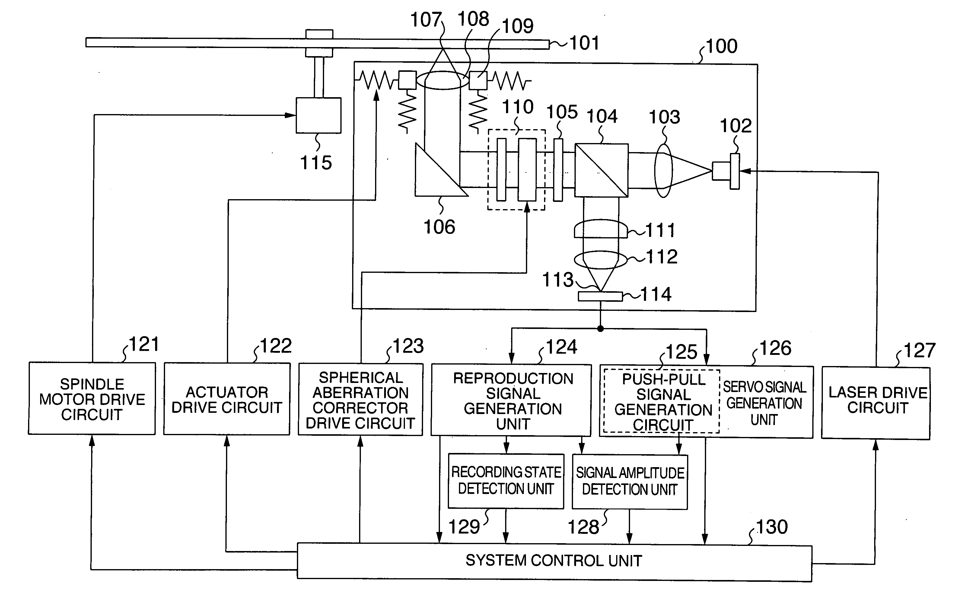 Optical disc recording/reproduction device