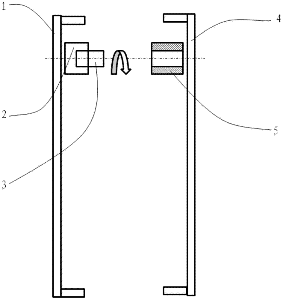 Invisible screw device and fastening method